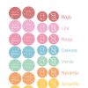 Stickers a color (Indicaciones pastelería) ♡ - Image 3