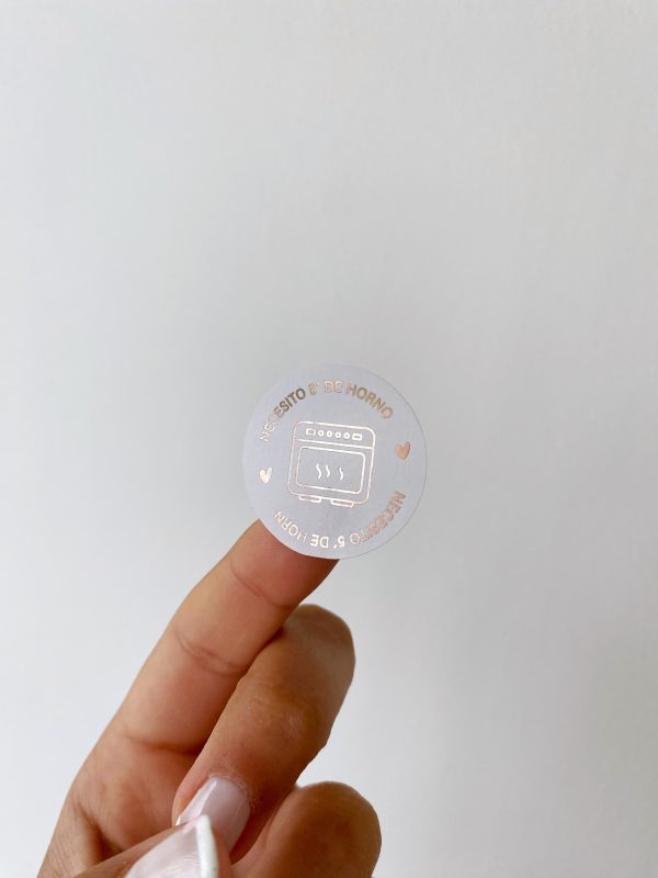 Stickers con foil (Indicaciones pastelería) ♡ - Image 13