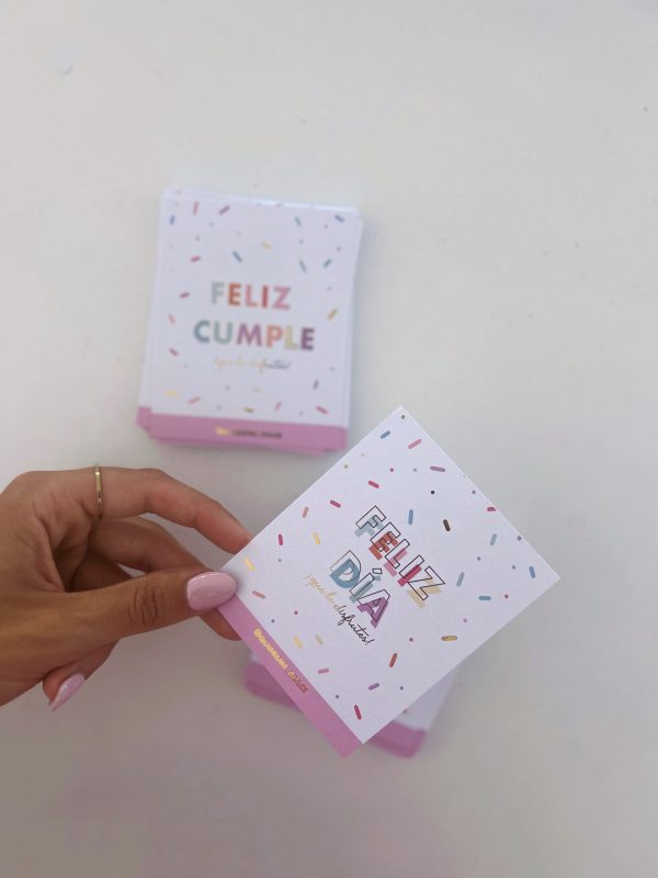 Tarjetas feliz cumple / feliz día (x25u) ♡ - Image 2
