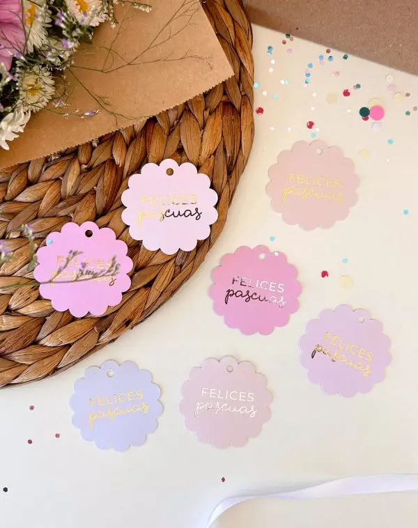 Tags felices pascuas (x12u) ✿ - Image 3