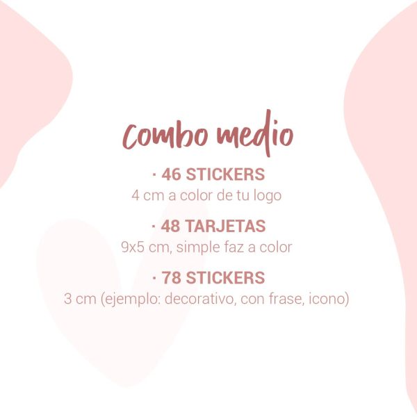 Combo medio papelería ♡