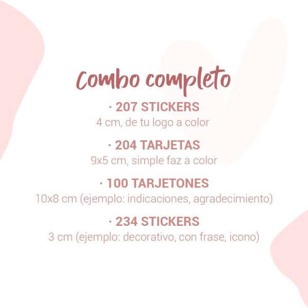 Combo completo papelería ♡