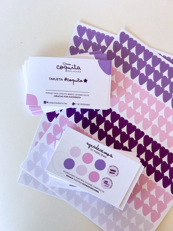 Tarjetas fidelidad 💗(x56u)