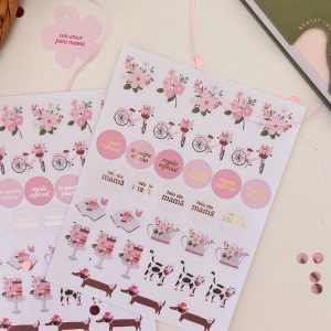 Stickers jardín de mamá (x34u)🌸