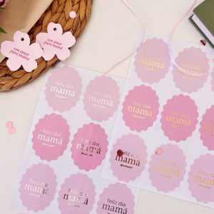 Stickers personalizados “feliz día mamá” (x12u)🌸
