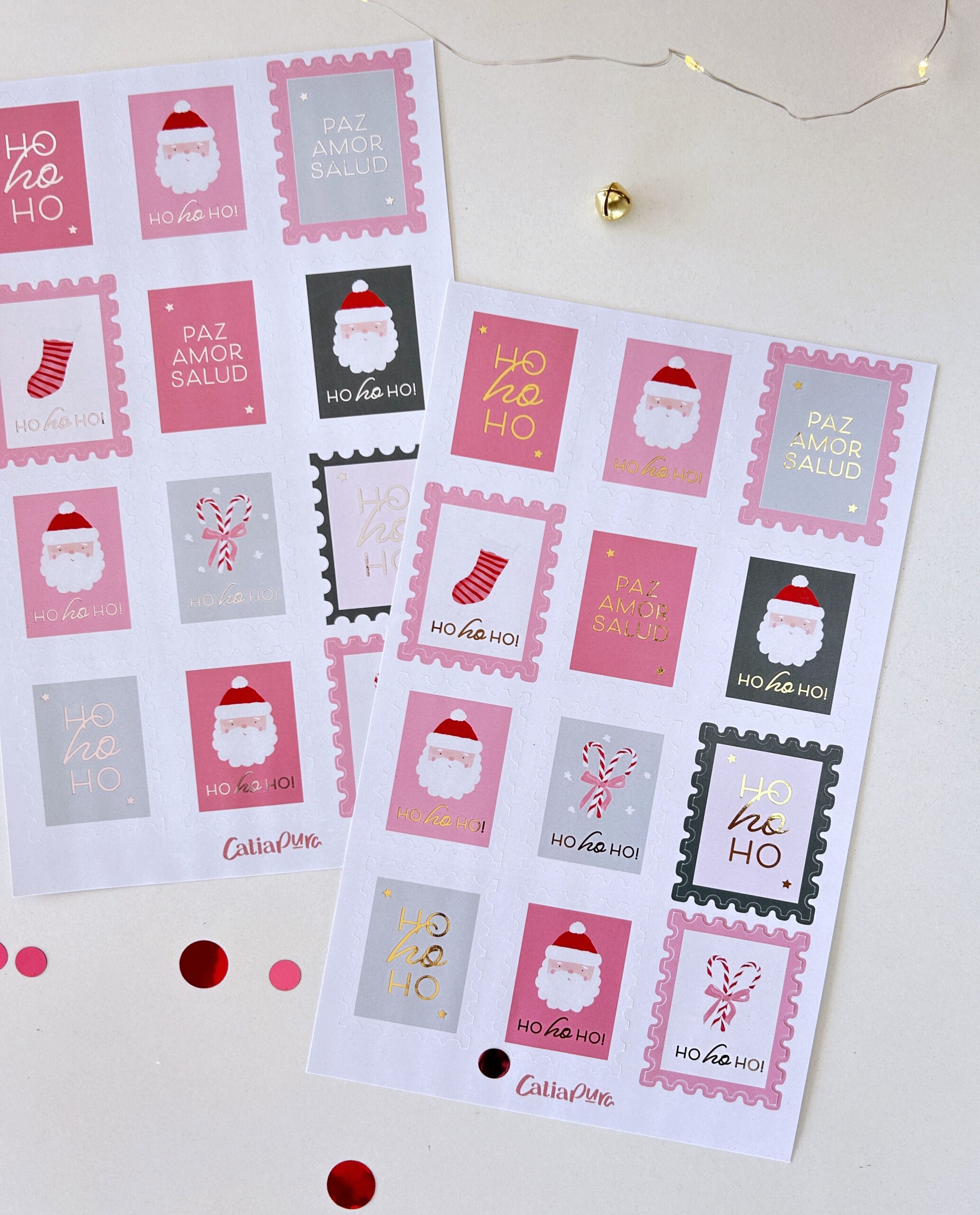 Estampillas navidad (x12u) 🎄 - Image 6