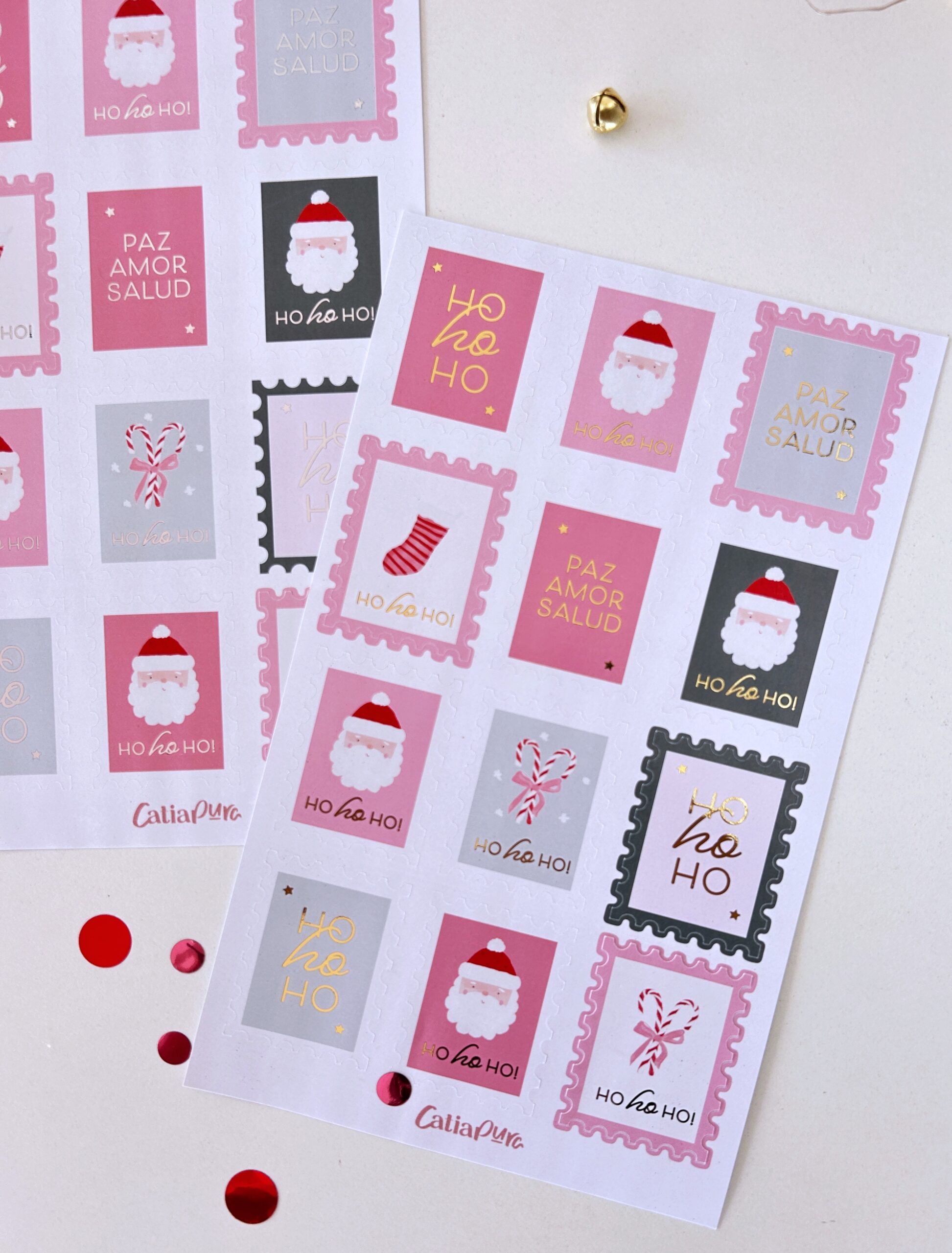 Estampillas navidad (x12u) 🎄 - Image 4