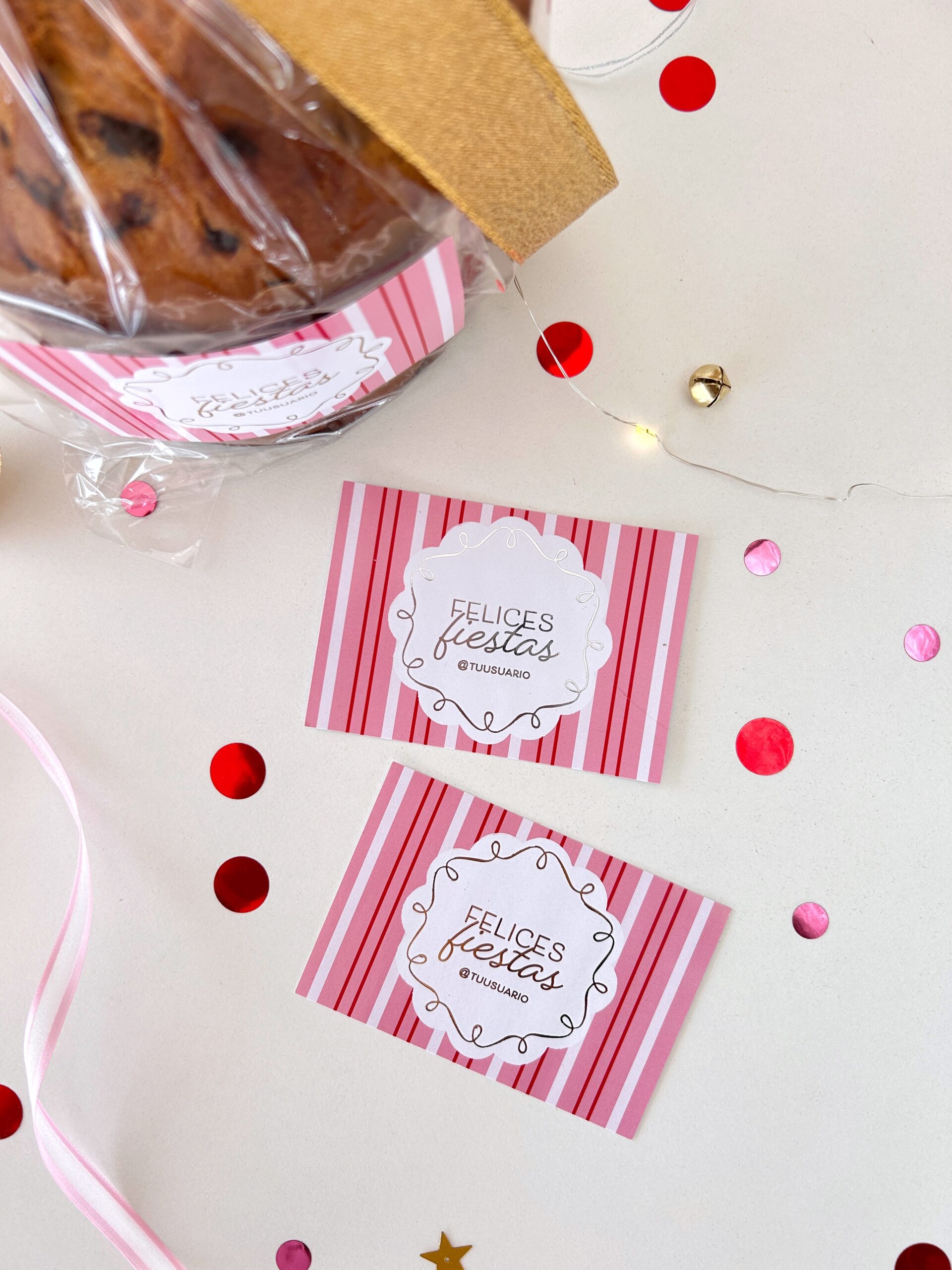 Etiqueta FELICES FIESTAS! (x12u) ✧˖°.