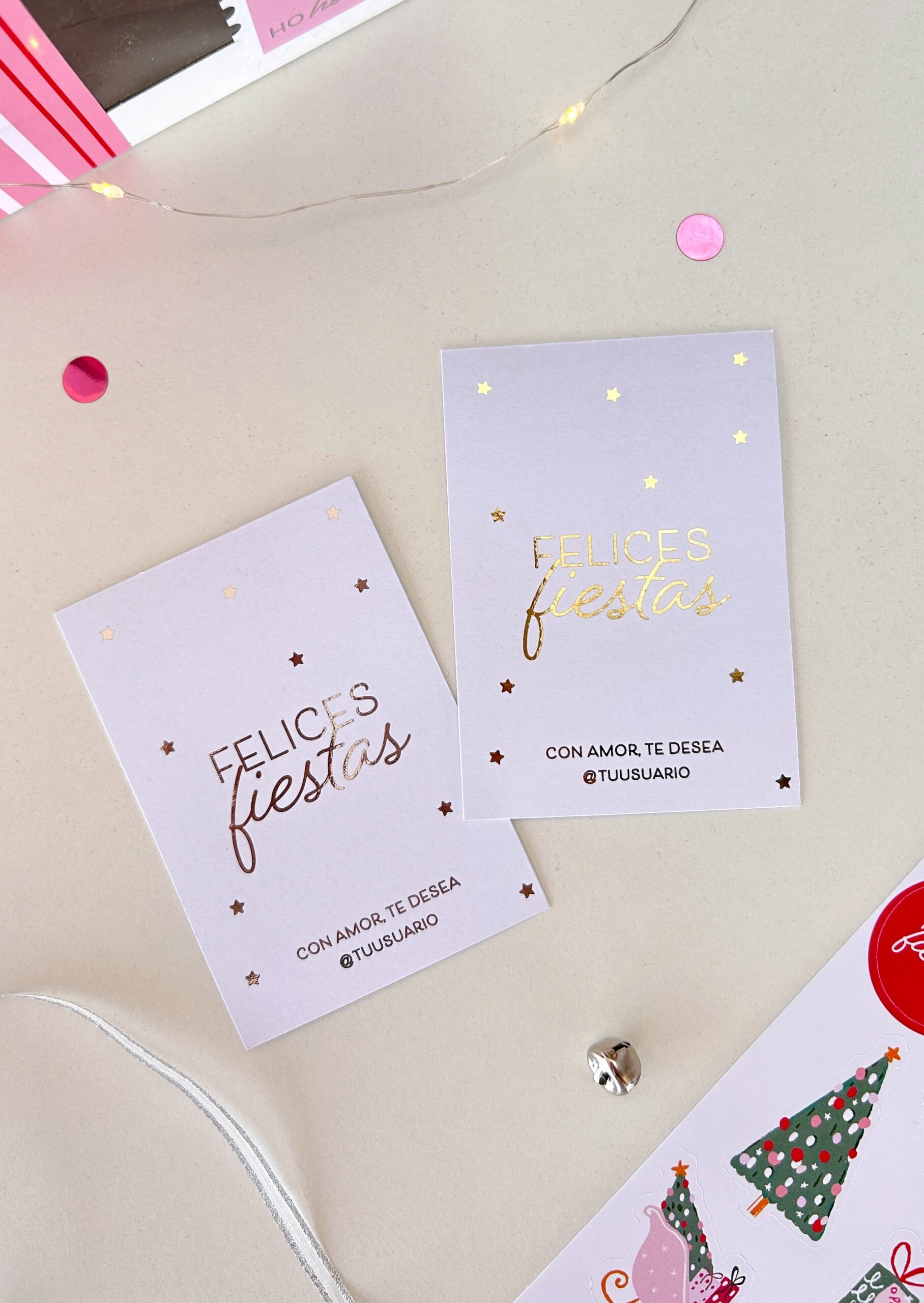 Tarjetas Felices Fiestas (x12u) ✧˖°. - Image 8