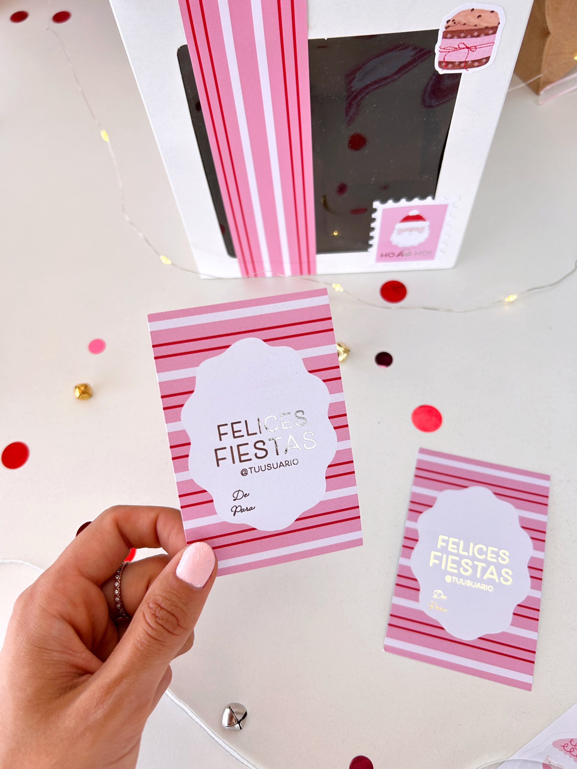 Tarjetas Felices Fiestas (x12u) ✧˖°. - Image 7