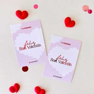Tarjetas San Valentín (x12u) ♥︎