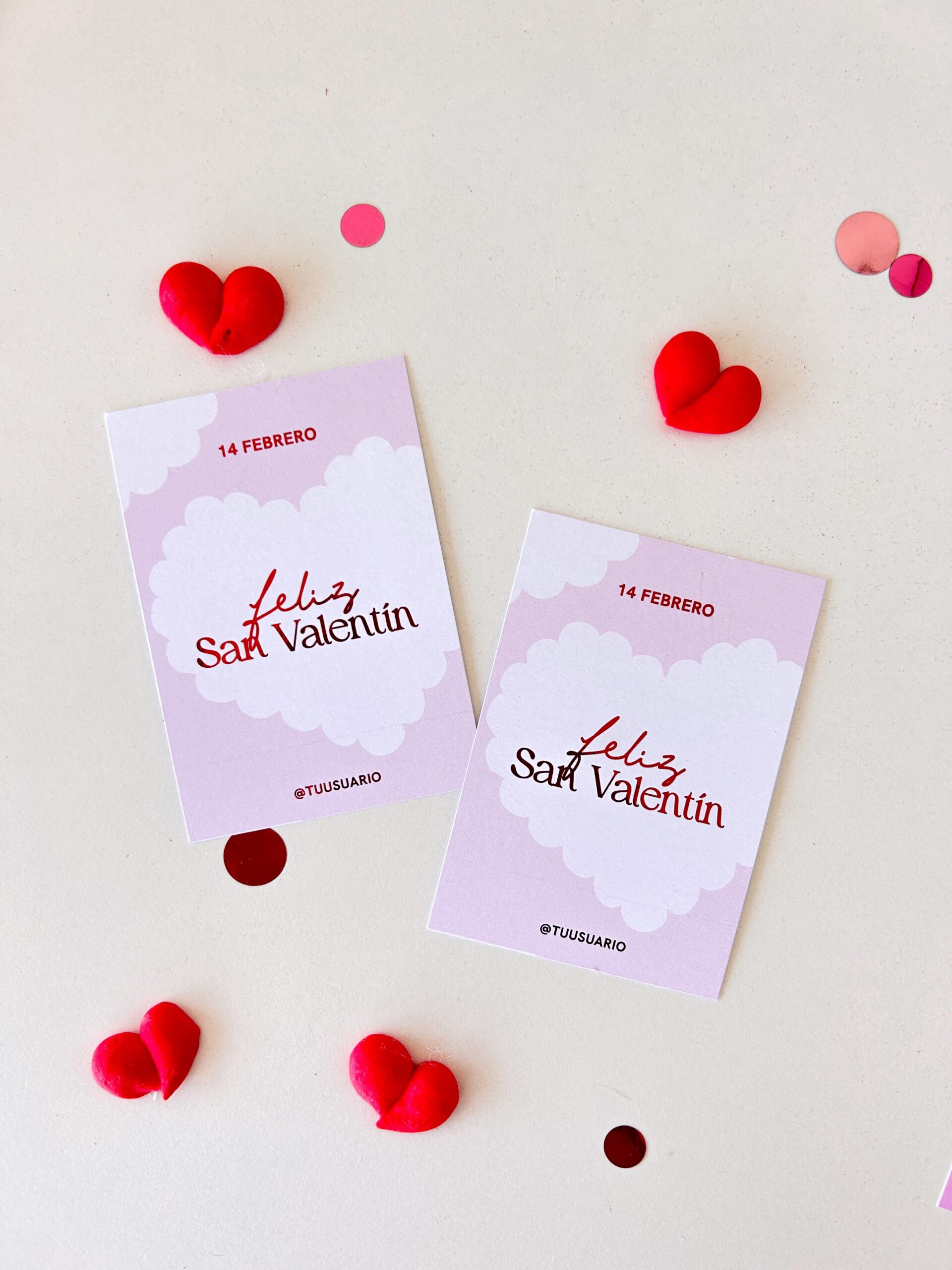 Tarjetas San Valentín (x12u) ♥︎