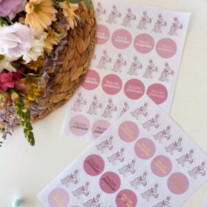 Stickers dulce Copito (x30u) ✿