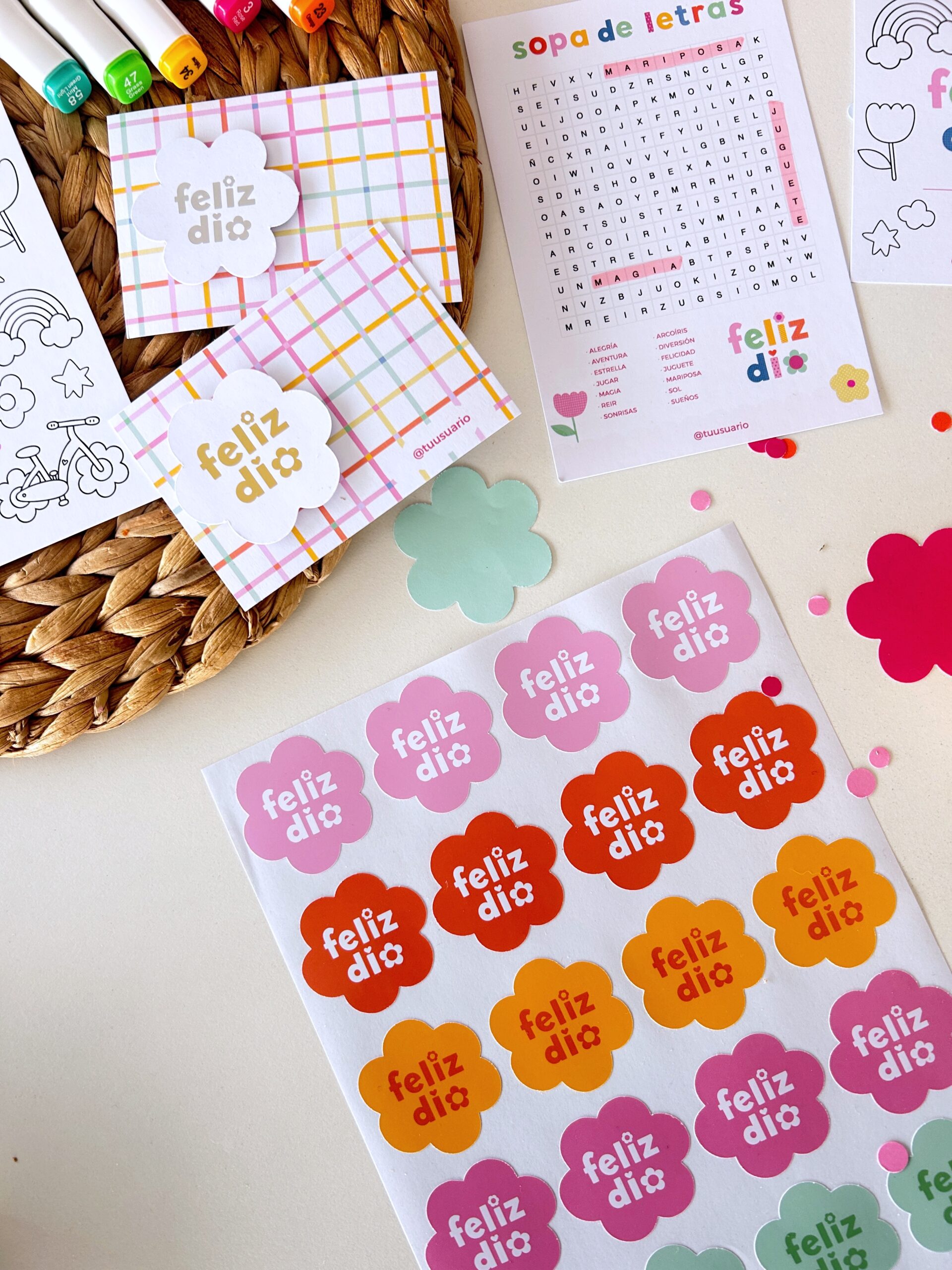 Stickers feliz día (x16u)✿ - Image 3