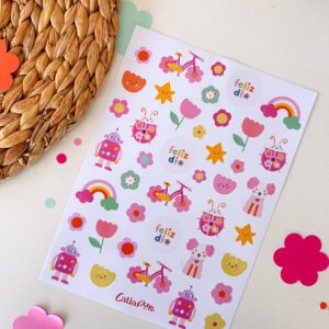 Stickers arcoíris (x40u)✿