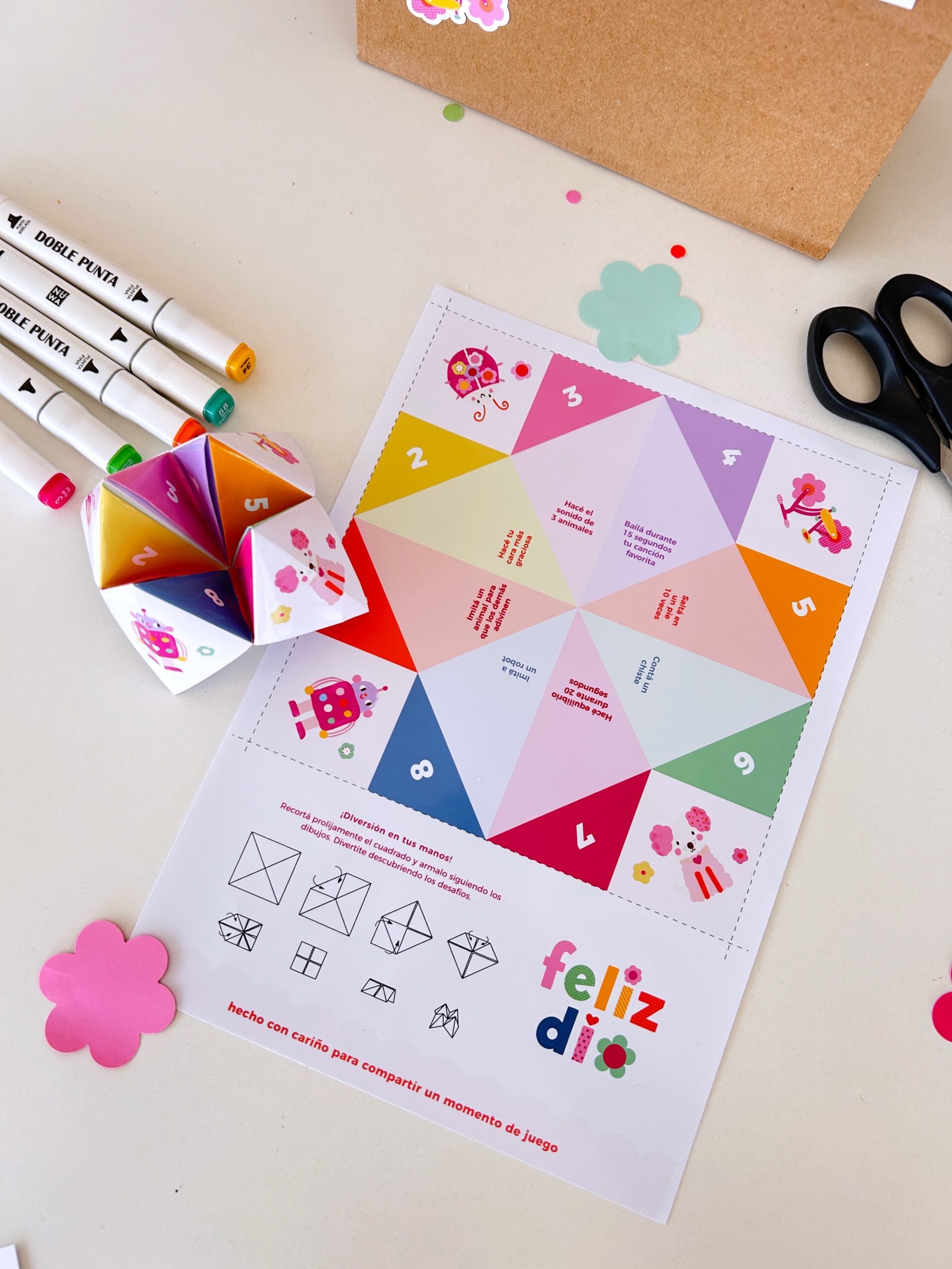 Sapito para armar en papel ✿