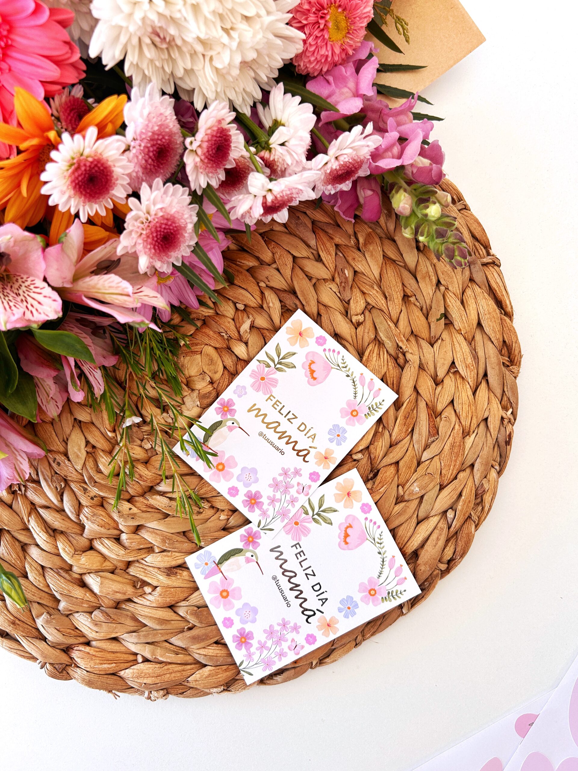 Tarjetas colibrí (x12u) ✿ - Imagen 5