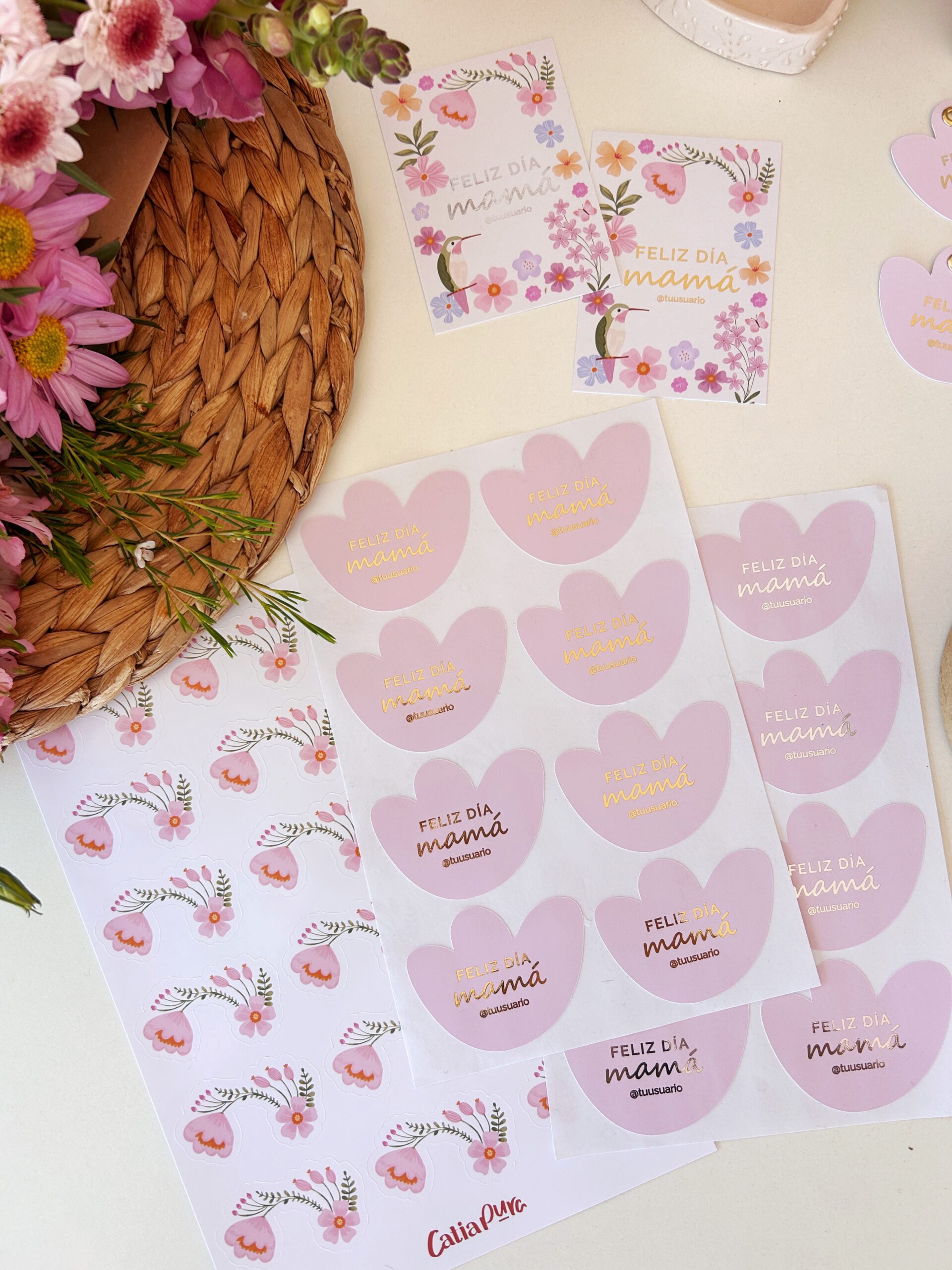 Stickers feliz día mamá (x16) ✿ - Imagen 3